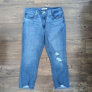 Levi's Women's 724 High Rise Straight Crop Jeans